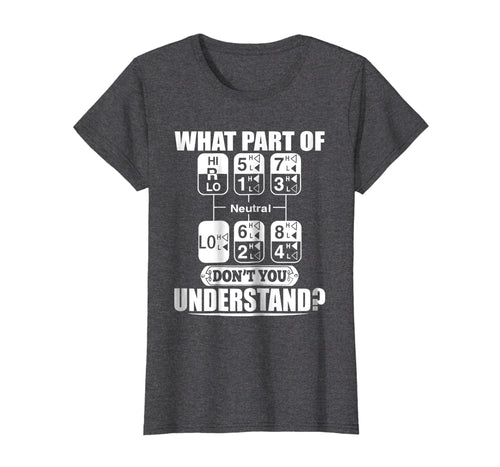 Funny shirts V-neck Tank top Hoodie sweatshirt usa uk au ca gifts for Funny Trucker T-Shirt Gearshift Truck Driver Gift 1292410