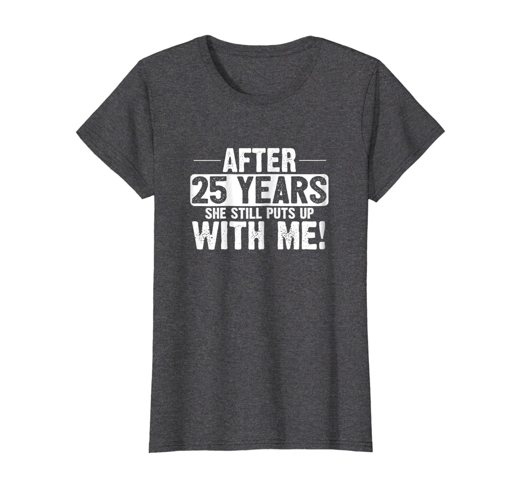 Funny shirts V-neck Tank top Hoodie sweatshirt usa uk au ca gifts for 25th Anniversary T-Shirt 25 Years Marriage Husband Gift 4145759