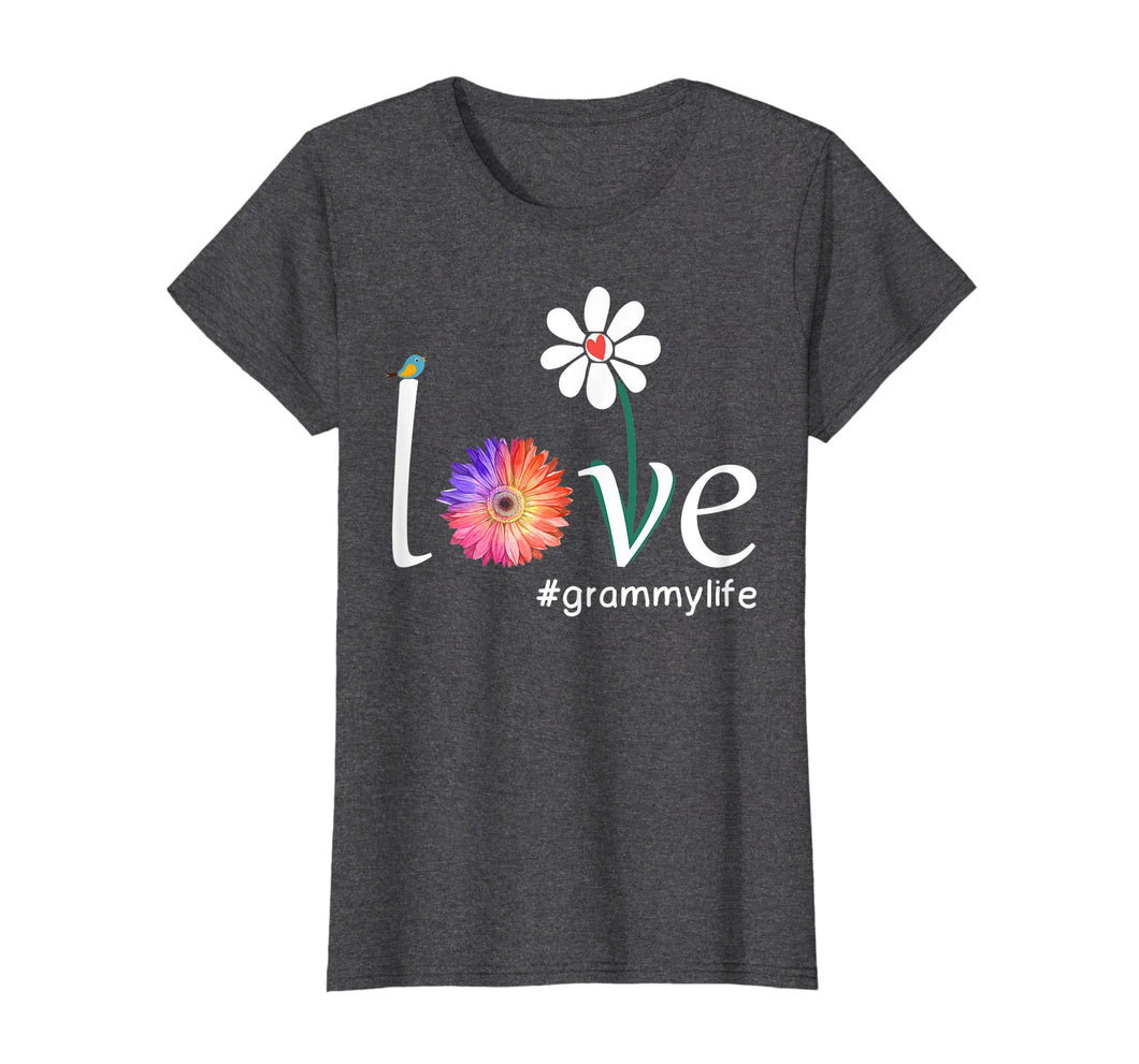 Funny shirts V-neck Tank top Hoodie sweatshirt usa uk au ca gifts for Womens LOVE Grammylife Hippie Sunflower Tshirt Funny Grandma Gifts 1527753