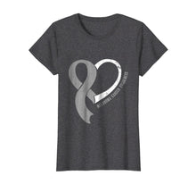 Load image into Gallery viewer, Funny shirts V-neck Tank top Hoodie sweatshirt usa uk au ca gifts for Heart Ribbon Melanoma Cancer Awareness T-Shirt 1439217
