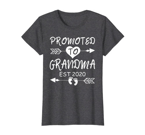 Funny shirts V-neck Tank top Hoodie sweatshirt usa uk au ca gifts for Womens Promoted To Grandma Tee Shirt EST 2020 Pregnancy Reveal Gift 1103966