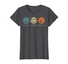 Load image into Gallery viewer, Funny shirts V-neck Tank top Hoodie sweatshirt usa uk au ca gifts for Retro Vintage Peace Love Vizsla Tshirt Funny Dog Lover Gifts 2588350
