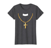 Load image into Gallery viewer, Funny shirts V-neck Tank top Hoodie sweatshirt usa uk au ca gifts for Funny Halloween Priest Costume With Gold Cross Chain T Shirt 1153999
