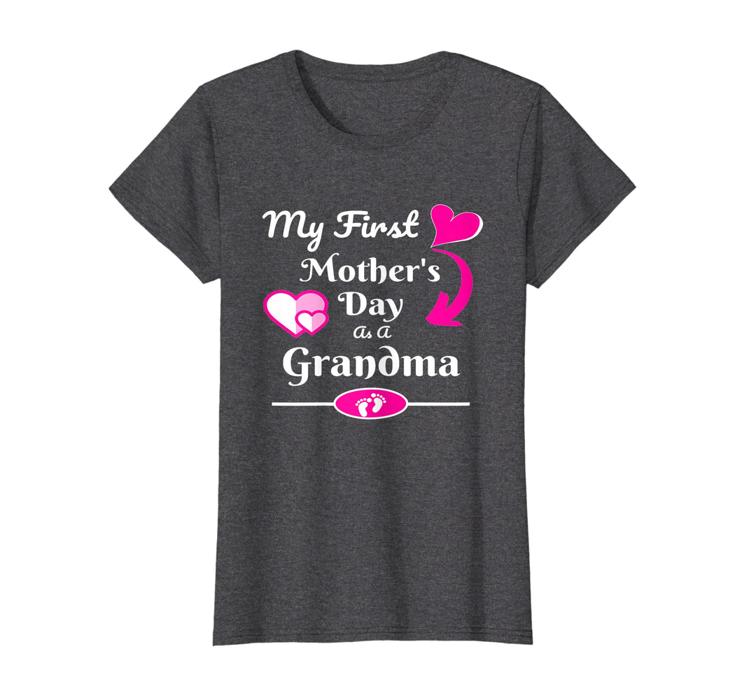 Funny shirts V-neck Tank top Hoodie sweatshirt usa uk au ca gifts for Womens My First Mother's Day As Grandma 2019 New Grandma Gift Shirt 1290336