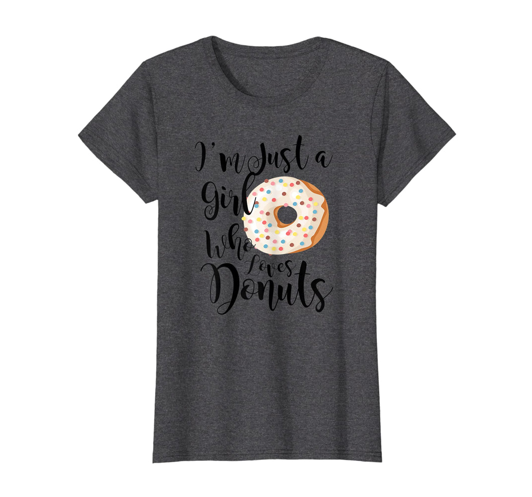 Just A Girl Who Loves Donuts Shirt Donut Lovers Gifts