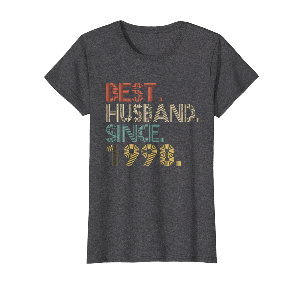 Funny shirts V-neck Tank top Hoodie sweatshirt usa uk au ca gifts for Mens 21st Wedding Anniversary Gifts Best Husband Since 1998 610181