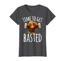 Load image into Gallery viewer, Funny shirts V-neck Tank top Hoodie sweatshirt usa uk au ca gifts for Time To Get Basted Funny Beer Thanksgiving Turkey T Shirt 1064625
