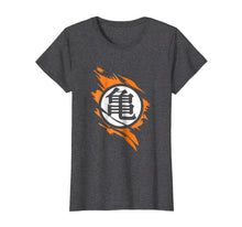 Load image into Gallery viewer, Goku Kame Symbol Ripped T Shirt
