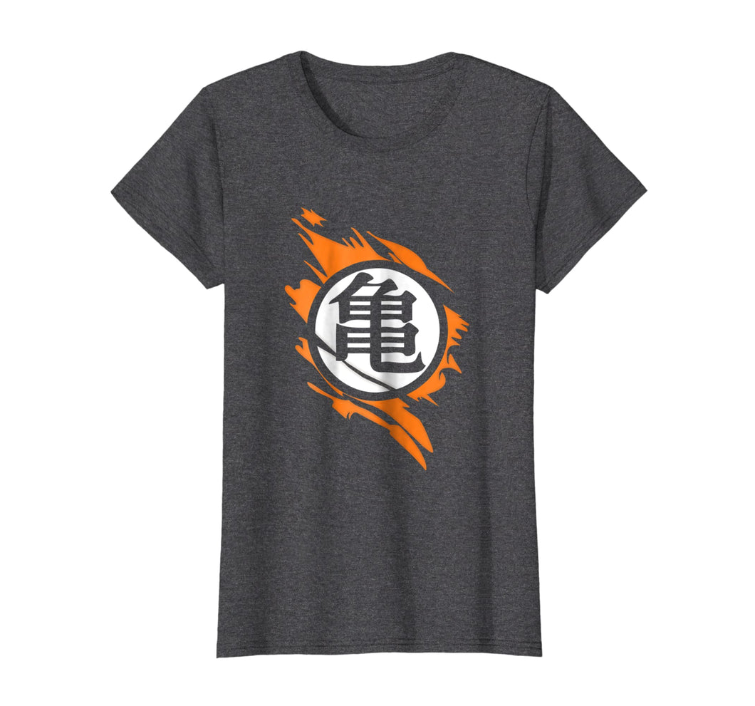 Goku Kame Symbol Ripped T Shirt