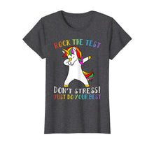 Load image into Gallery viewer, Funny shirts V-neck Tank top Hoodie sweatshirt usa uk au ca gifts for Rock The Test Don&#39;t Stress Just Do Your Best Unicorn Tshirt 2327111
