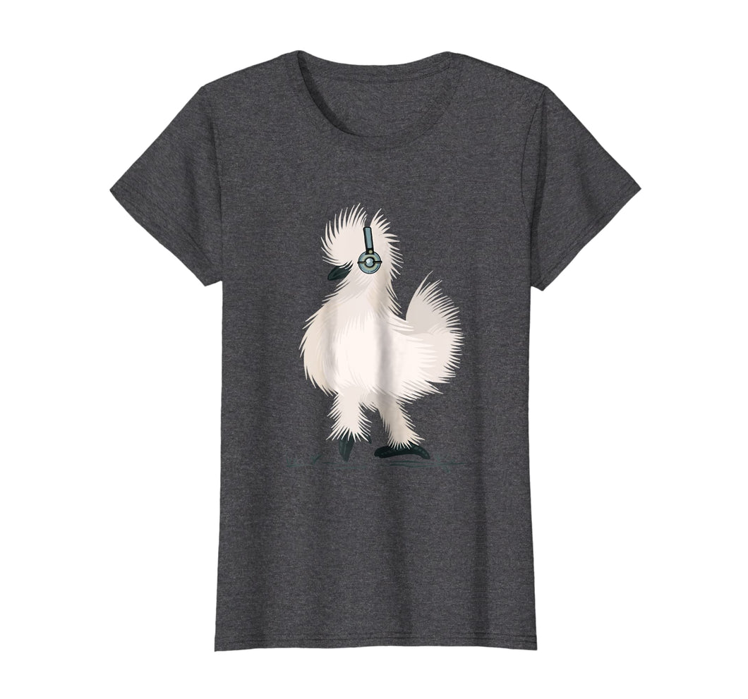 Funny shirts V-neck Tank top Hoodie sweatshirt usa uk au ca gifts for Silkie Chicken Wearing Headphone Tee Shirt Gifts 1478876
