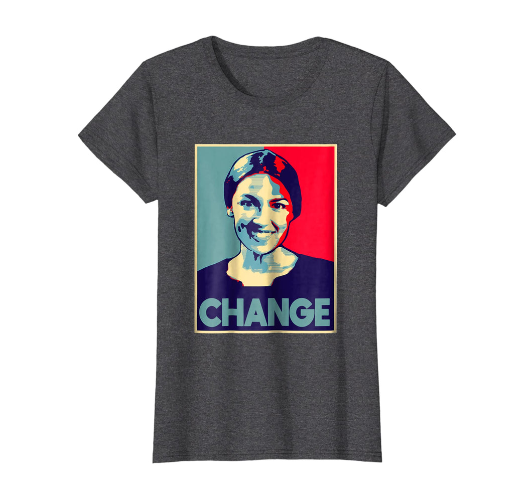 Funny shirts V-neck Tank top Hoodie sweatshirt usa uk au ca gifts for Alexandria Ocasio Cortez 2018 Change Campaign T-Shirt 648627