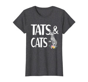 Funny shirts V-neck Tank top Hoodie sweatshirt usa uk au ca gifts for Tats And Cats Gift Shirt 2589578