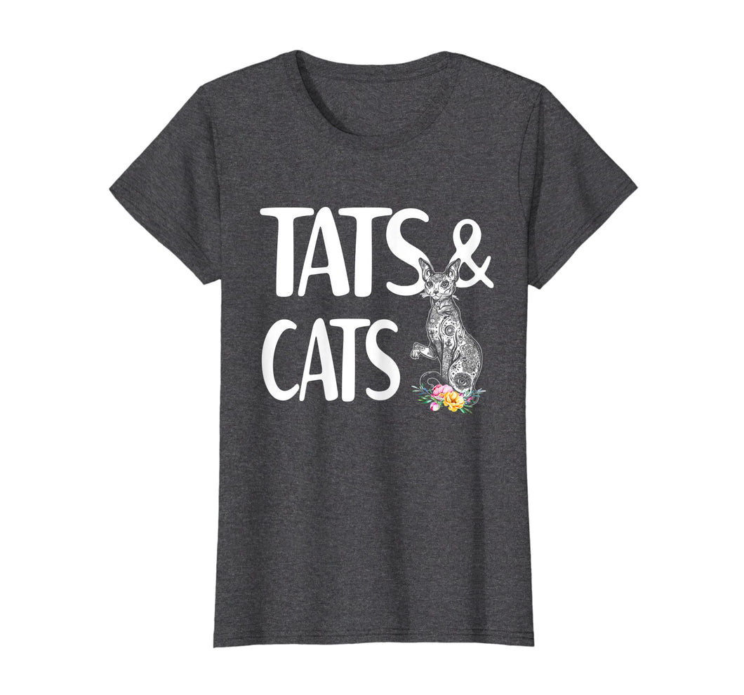 Funny shirts V-neck Tank top Hoodie sweatshirt usa uk au ca gifts for Tats And Cats Gift Shirt 2589578