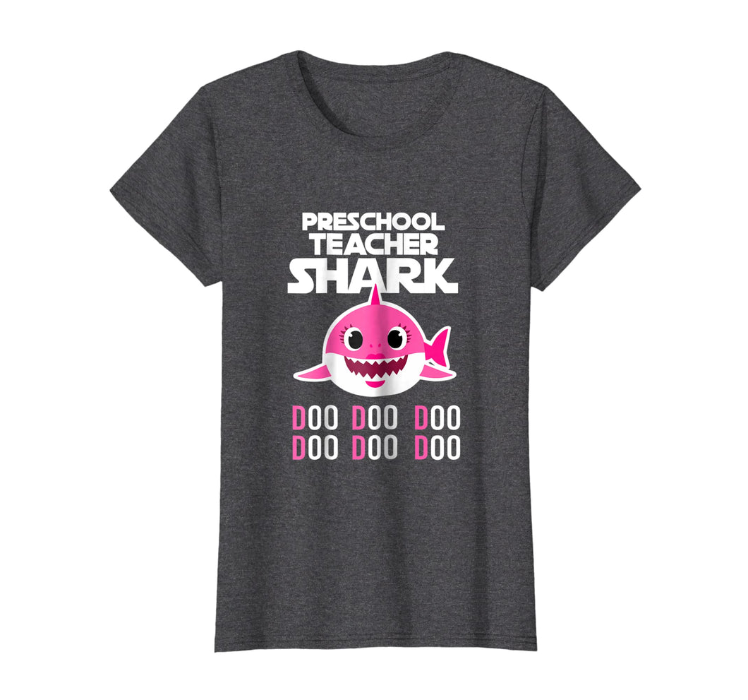 Funny shirts V-neck Tank top Hoodie sweatshirt usa uk au ca gifts for Funny Preschool Teacher Shark Back to School T-Shirt 2999707