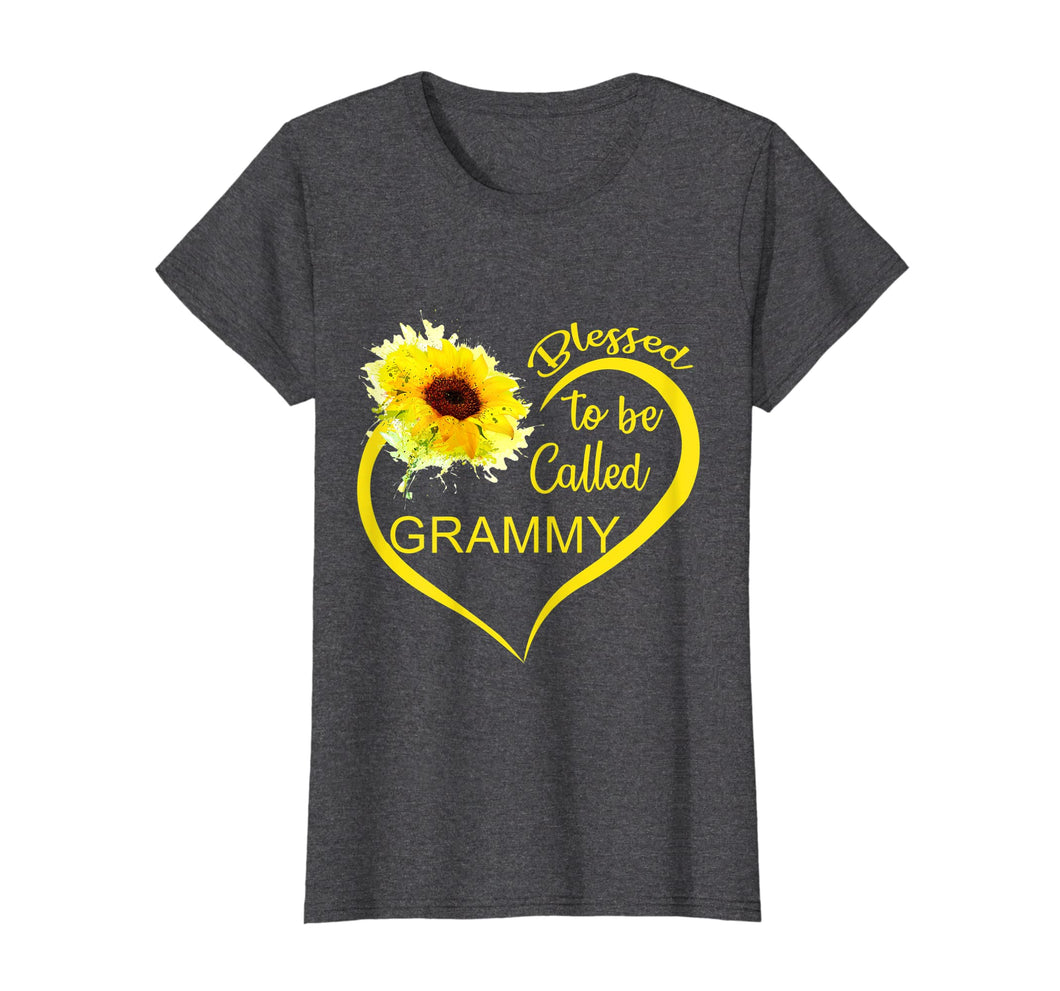 Blessed To Be Called Grammy Sunflower Tshirt Grandma Gifts