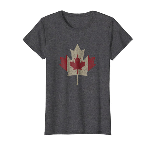 Funny shirts V-neck Tank top Hoodie sweatshirt usa uk au ca gifts for Vintage Canada Flag Shirt Maple Leaf Canadian Pride T-Shirt 750382