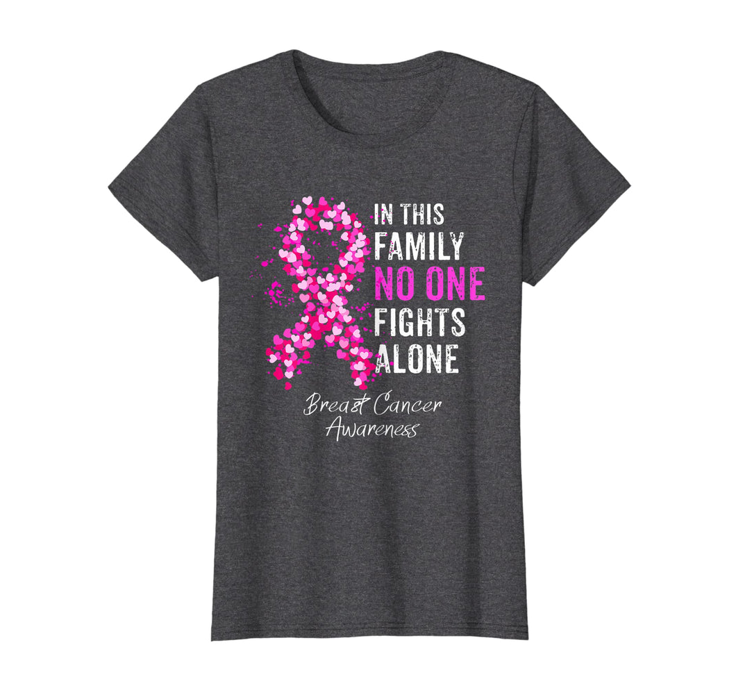 Funny shirts V-neck Tank top Hoodie sweatshirt usa uk au ca gifts for Breast Cancer Awareness No One Fights Alone T Shirt 986841