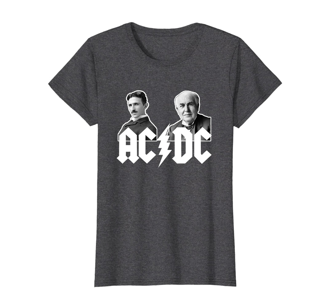 Funny shirts V-neck Tank top Hoodie sweatshirt usa uk au ca gifts for Alternating vs Direct Current: Nikola vs Edison T-Shirt 352947