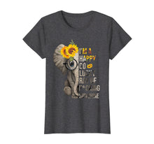 Load image into Gallery viewer, Funny shirts V-neck Tank top Hoodie sweatshirt usa uk au ca gifts for I&#39;m A Happy Go Lucky Ray Of F cking Sunshine Elephant Tshirt 1919533
