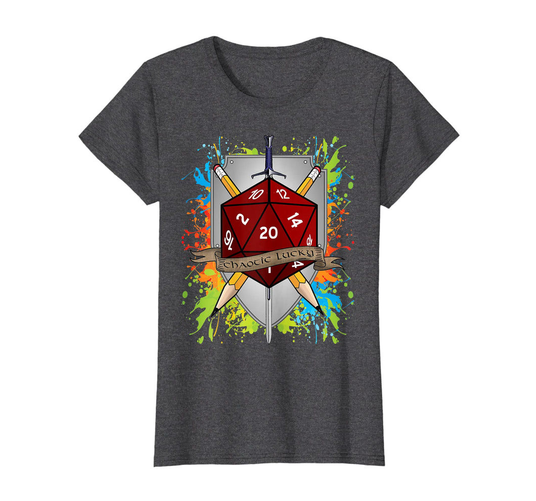 Funny shirts V-neck Tank top Hoodie sweatshirt usa uk au ca gifts for Chaotic Lucky DnD T-Shirt 1181102