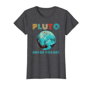 Funny shirts V-neck Tank top Hoodie sweatshirt usa uk au ca gifts for Vintage Never Forget Pluto T-Shirt Funny Space Graphic 2691034