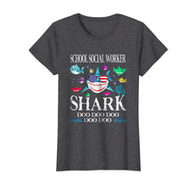 Load image into Gallery viewer, Funny shirts V-neck Tank top Hoodie sweatshirt usa uk au ca gifts for School Social Worker Shark Doo Doo Doo T-Shirt Gift 1205827

