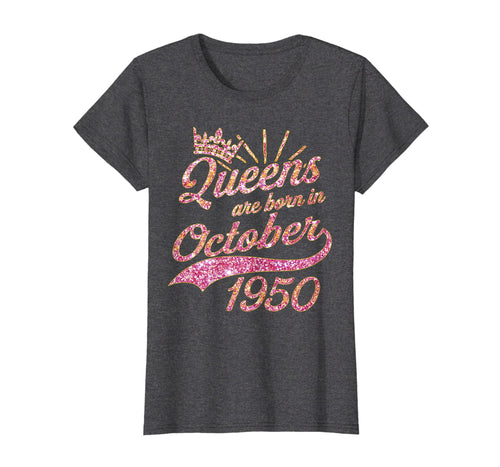 Funny shirts V-neck Tank top Hoodie sweatshirt usa uk au ca gifts for Queens born in October 1950 68th Birthday Gifts 68 years old 328063