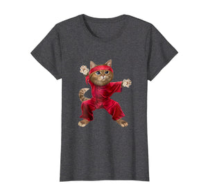 Funny shirts V-neck Tank top Hoodie sweatshirt usa uk au ca gifts for Shaolin Cat in Wushu Kung fu Stance, Martial Art T-Shirt 2599205