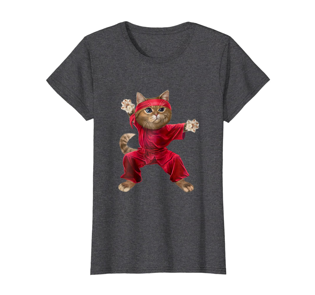 Funny shirts V-neck Tank top Hoodie sweatshirt usa uk au ca gifts for Shaolin Cat in Wushu Kung fu Stance, Martial Art T-Shirt 2599205