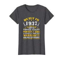 Load image into Gallery viewer, Funny shirts V-neck Tank top Hoodie sweatshirt usa uk au ca gifts for Perfectly Aged Built In 1937 82nd Years Old Birthday Shirt 2169509
