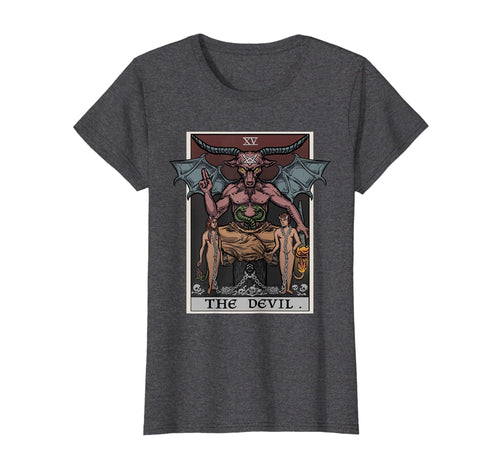 Funny shirts V-neck Tank top Hoodie sweatshirt usa uk au ca gifts for The Devil Tarot Card Shirt Pagan Witch Gothic Clothing Gifts 3634731