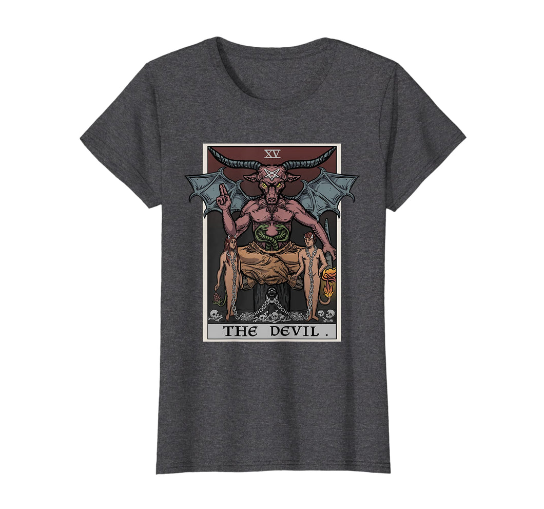 Funny shirts V-neck Tank top Hoodie sweatshirt usa uk au ca gifts for The Devil Tarot Card Shirt Pagan Witch Gothic Clothing Gifts 3634731