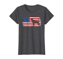 Load image into Gallery viewer, Funny shirts V-neck Tank top Hoodie sweatshirt usa uk au ca gifts for BLACK AND TAN COONHOUND American Flag Vintage T-Shirt 2022679
