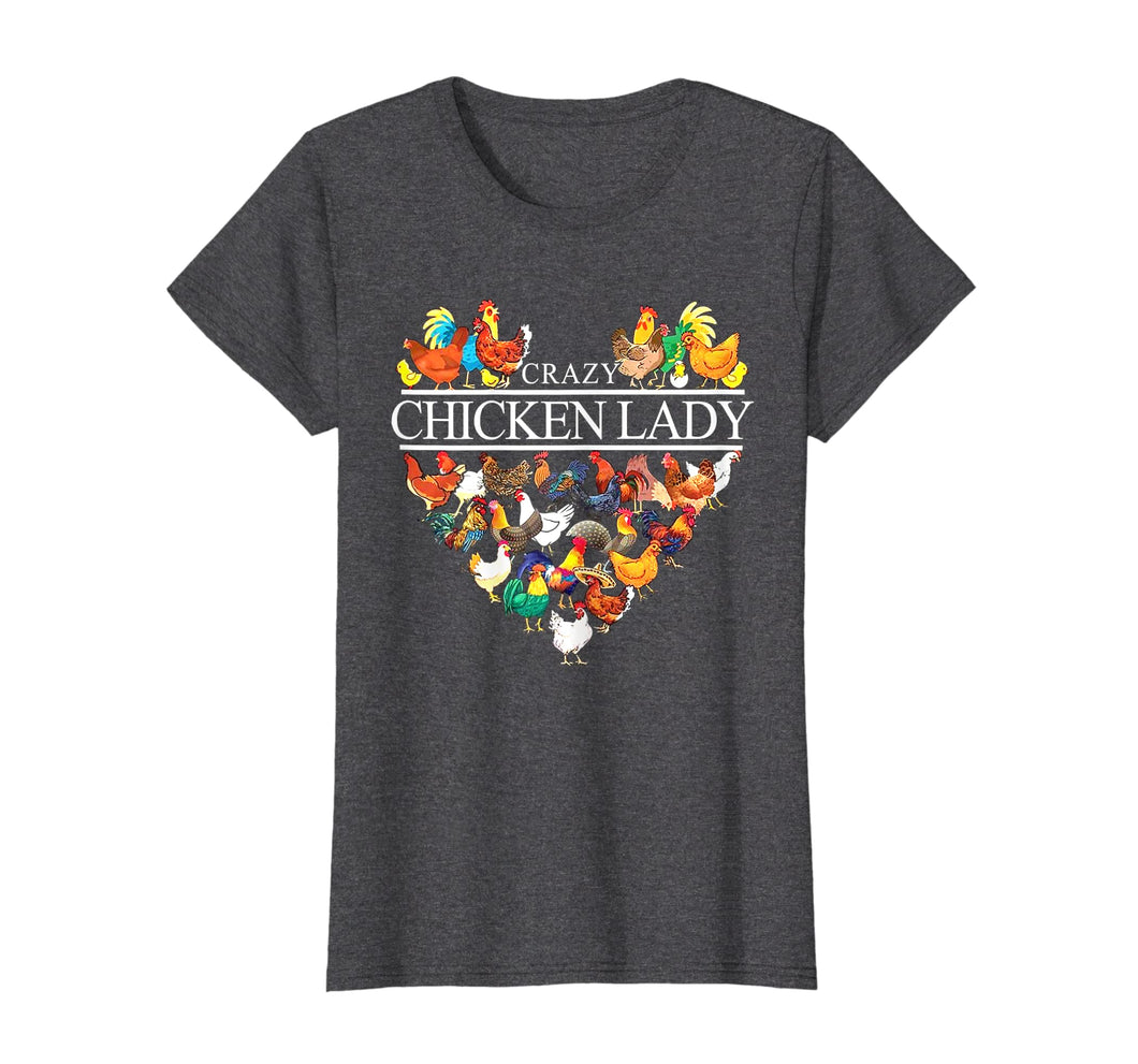 Funny shirts V-neck Tank top Hoodie sweatshirt usa uk au ca gifts for Crazy Chicken Lady T-shirt, Chicken Shirt 1599736