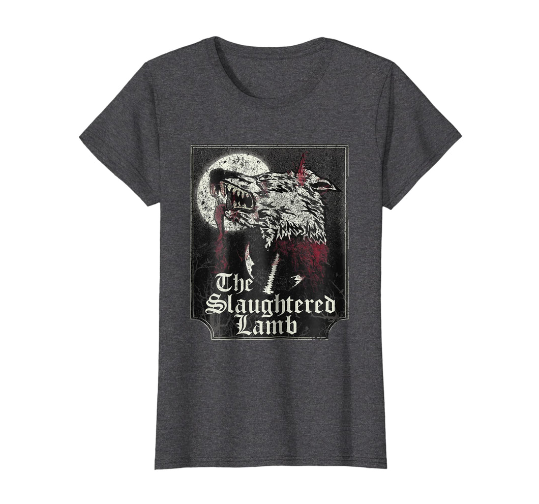 Funny shirts V-neck Tank top Hoodie sweatshirt usa uk au ca gifts for The Slaughtered Lamb wolf Halloween T-shirt Men Women Kids 1316044