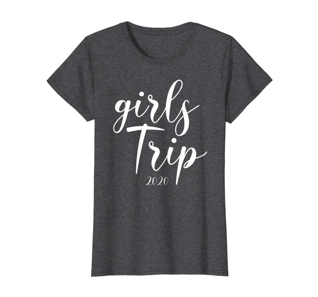 Womens Girls Trip 2020 Shirt Vacation Weekend Getaway Funny Gift T-Shirt--