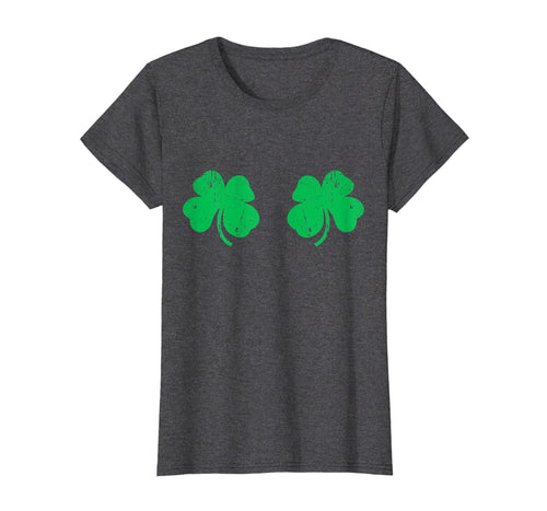 Shamrock Boobs T-Shirt Irish St Patricks Day Gift Shirt T-Shirt-98032