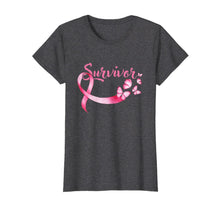 Load image into Gallery viewer, Breast Cancer Awareness Pink Butterflies Ribbon Survivor TShirt776736
