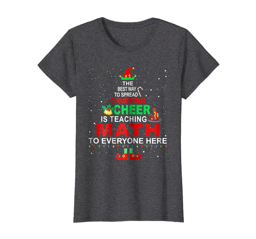 Funny shirts V-neck Tank top Hoodie sweatshirt usa uk au ca gifts for Math Teacher Christmas Shirt - Elf Christmas Cheer 153066