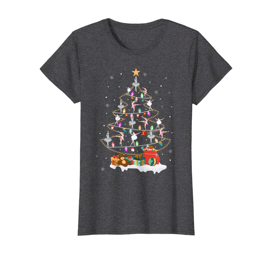 Ballet Dancer Christmas Tree Oufit Ballet Lover Gift T-Shirt-2616491