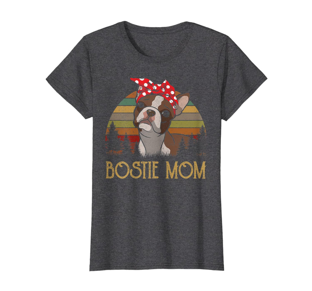 Bostie Mom Vintage Shirts Boston-Terrier Mama Grandma Gifts T-Shirt-5950824