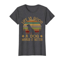 Load image into Gallery viewer, Life Is Good A Dog Makes It Better Vintage T-Shirt-197143
