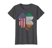 Load image into Gallery viewer, Irish-American Flag Shamrock Flag St Patrick's Day Gift T-Shirt-231693
