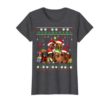 Load image into Gallery viewer, Funny shirts V-neck Tank top Hoodie sweatshirt usa uk au ca gifts for Dachshund Christmas Ugly Sweater Style Dog Xmas Gift T-Shirt 472580
