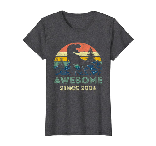 Funny 16th Birthday 16 Years Old Awesomne Since 2004 Gifts T-Shirt-3116841