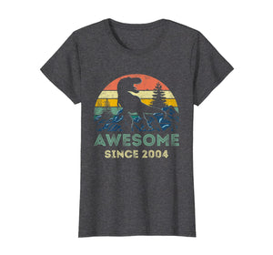 Funny 16th Birthday 16 Years Old Awesomne Since 2004 Gifts T-Shirt-3116841