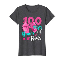 Load image into Gallery viewer, 100 Days Of Brains Bows 100th Day Of School Gifts Kids Girls T-Shirt-4050266
