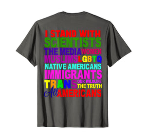 Funny shirts V-neck Tank top Hoodie sweatshirt usa uk au ca gifts for I Stand With Shirt Persist Resist Protest March America USA 1319997