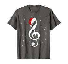 Load image into Gallery viewer, Funny shirts V-neck Tank top Hoodie sweatshirt usa uk au ca gifts for Musical Note Santa Hat Music Lover Merry Christmas Gifts T-Shirt 345758
